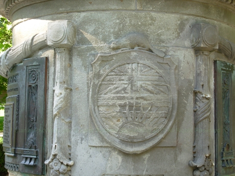 Japanese Canadian War Memorial in Stanley Park, Vancouver, BC, Canada