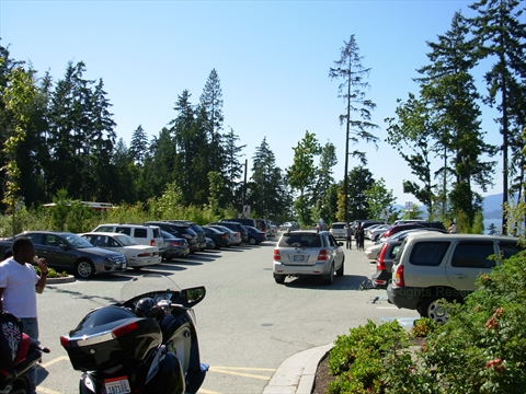 Prospect Point Parking Lot in Stanley Park, Vancouver, BC, Canada