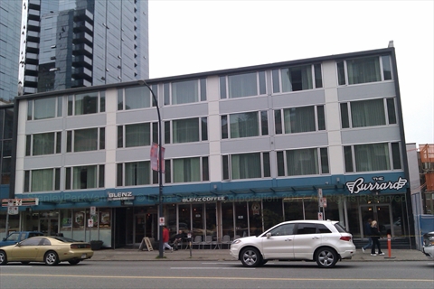 The Burrard Hotel near Stanley Park, Vancouver, BC, Canada