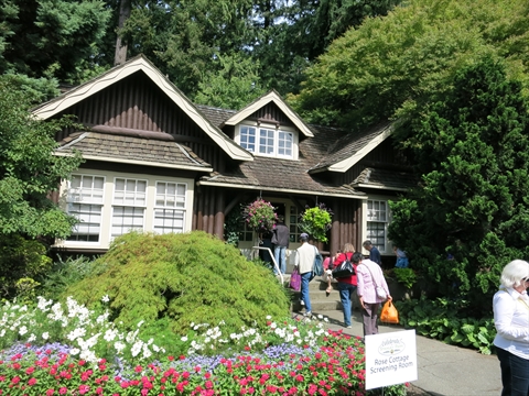 Rose Cottage in Stanley Park, Vancouver, BC, Canada
