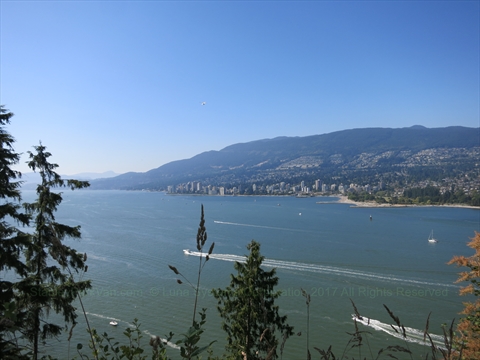 Prospect Point lookout in Stanley Park, Vancouver, BC, Canada