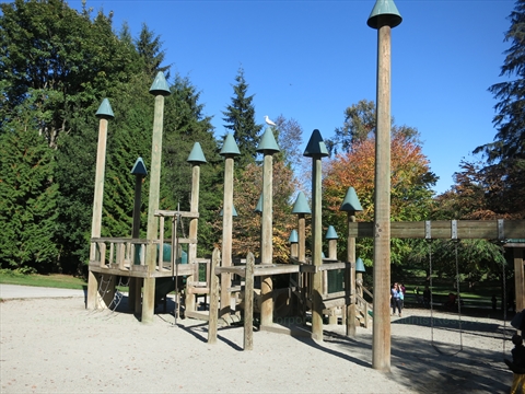 Playground in Stanley Park, Vancouver, BC, Canada