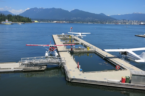 Vancouver Harbour Flight Centre(seaplane terminal) in Coal Harbour, Vancouver, BC, Canada