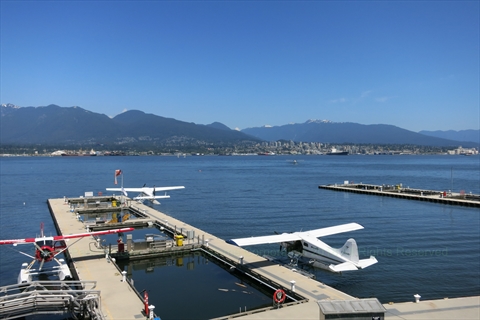 Seaplane Terminal in Coal Harbour, Vancouver, BC, Canada