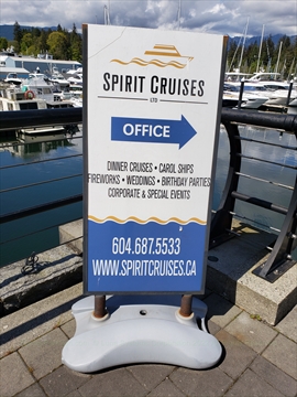 Spirit Cruises at Bayshore West Marina in Coal Harbour, Vancouver, BC, Canada