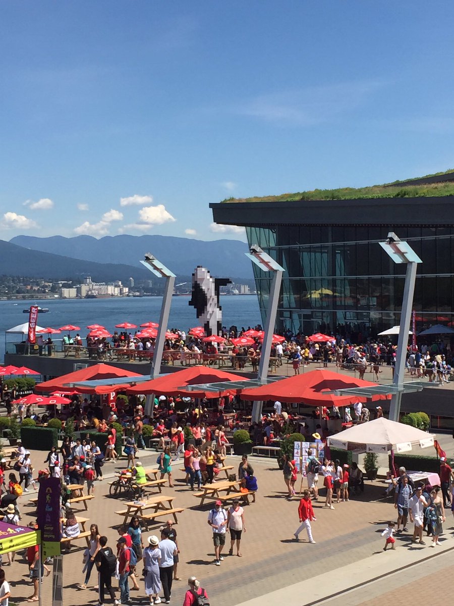 Canada Day at Jack Poole Plaza, Vancouver, BC, Canada